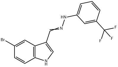 391637-69-7 5-bromo-1H-indole-3-carbaldehyde N-[3-(trifluoromethyl)phenyl]hydrazone