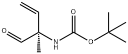 Carbamic acid, [(1R)-1-formyl-1-methyl-2-propenyl]-, 1,1-dimethylethyl ester,391678-32-3,结构式