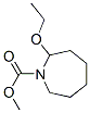 1H-Azepine-1-carboxylicacid,2-ethoxyhexahydro-,methylester(9CI) Structure