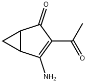 Bicyclo[3.1.0]hex-3-en-2-one, 3-acetyl-4-amino- (9CI),39170-45-1,结构式