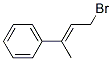 (E)-1-ブロモ-3-フェニル-2-ブテン 化学構造式
