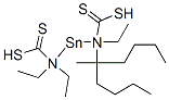 DIBUTYLTINBIS(N,N-DIETHYLDITHIOCARBAMATE) 化学構造式