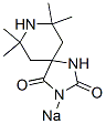 7,7,9,9-Tetramethyl-3-sodio-1,3,8-triazaspiro[4.5]decane-2,4-dione Structure