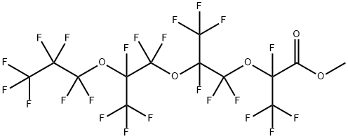 全氟-2,5,8-三甲基-3,6,9-三氧杂十二酸甲酯 结构式