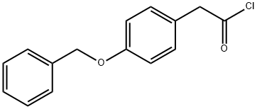 4-BENZYLOXYPHENYLACETYL CHLORIDE Struktur