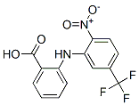 Benzoic  acid,  2-[[2-nitro-5-(trifluoromethyl)phenyl]amino]- 化学構造式