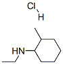 N-ETHYL-2-METHYLCYCLOHEXANAMINE HYDROCHLORIDE 化学構造式