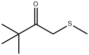 3,3-ジメチル-1-メチルチオ-2-ブタノン 化学構造式