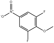2,6-DIFLUORO-4-NITROANISOLE Structure
