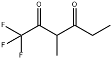 1,1,1-trifluoro-3-methyl-hexane-2,4-dione Structure