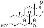 3-hydroxyandrostane-7,17-dione 化学構造式