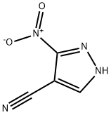 1H-Pyrazole-4-carbonitrile,3-nitro-(9CI) Struktur