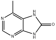 8H-Purin-8-one, 1,7-dihydro-6-methyl- (9CI) Structure