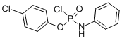 4-CHLOROPHENYL PHENYLPHOSPHORAMIDOCHLORIDATE Struktur