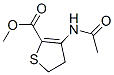 2-Thiophenecarboxylicacid,3-(acetylamino)-4,5-dihydro-,methylester(9CI) Struktur
