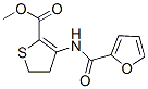 2-Thiophenecarboxylicacid,3-[(2-furanylcarbonyl)amino]-4,5-dihydro-,methyl Struktur