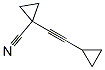 Cyclopropanecarbonitrile, 1-(cyclopropylethynyl)- (9CI) Structure