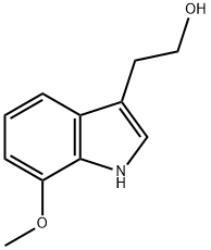 2-(7-甲氧基-1H-吲哚-3-基)乙-1-醇, 39232-86-5, 结构式