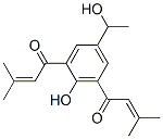 (-)-2,6-Bis(3-methyl-1-oxo-2-butenyl)-4-(1-hydroxyethyl)phenol|