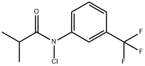 N-chloro-2-methyl-N-[3-(trifluoromethyl)phenyl]propionamide 结构式