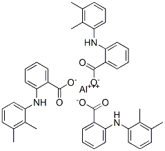 aluminium(3+) 2-[(2,3-dimethylphenyl)amino]benzoate 结构式