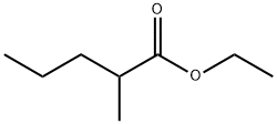 ETHYL 2-METHYLPENTANOATE Struktur