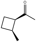 Ethanone, 1-(2-methylcyclobutyl)-, cis- (9CI) Structure