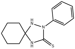 2-PHENYL-1,2,4-TRIAZASPIRO[4.5]DEC-3-ENE-3-THIOL Structure