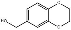 6-(ヒドロキシメチル)-2,3-ジヒドロ-1,4-ベンゾジオキシン 化学構造式