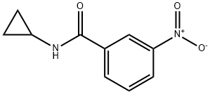 N-环丙基-3-硝基苯甲酰胺 结构式