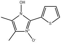 1H-Imidazole, 1-hydroxy-4,5-dimethyl-2-(2-thienyl)-, 3-oxide (9CI) Struktur