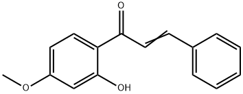 2-ヒドロキシ-4′-メトキシカルコン 化学構造式