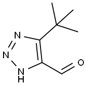 1H-1,2,3-Triazole-4-carboxaldehyde, 5-(1,1-dimethylethyl)- (9CI) 化学構造式