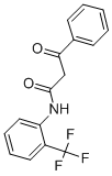 BETA-OXO-N-[2-(TRIFLUOROMETHYL)PHENYL]-BENZENEPROPANAMIDE,393-34-0,结构式