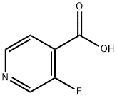 3-氟吡啶-4-甲酸, 393-53-3, 结构式