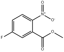 2-硝基-5-氟苯甲酸甲酯, 393-85-1, 结构式