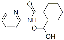 Cyclohexanecarboxylic acid, 2-[(2-pyridinylamino)carbonyl]- (9CI) Struktur