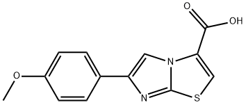 6-(4-METHOXY-PHENYL)-IMIDAZO[2,1-B]THIAZOLE-3-CARBOXYLIC ACID Structure