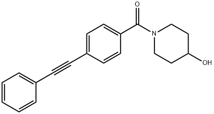 393110-43-5 4-Hydroxypiperidin-1-yl-((4-phenylethynyl)phenyl)Methanone