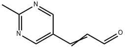 2-Propenal, 3-(2-methyl-5-pyrimidinyl)- (9CI) 结构式