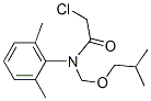 2-chloro-N-(2,6-dimethylphenyl)-N-(2-methylpropoxymethyl)acetamide 结构式