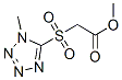 methyl (1-methyl-5-tetrazolyl)sulfonylacetate,39354-97-7,结构式