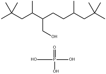 1-Octanol, 5,7,7-trimethyl-2-(1,3,3-trimethylbutyl)-, phosphate, potassium salt 结构式