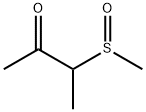 2-Butanone, 3-(methylsulfinyl)- (9CI) 化学構造式