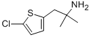 5-CHLORO-A,A-DIMETHYL-2-THIOPHENEETHANAMINE Structure