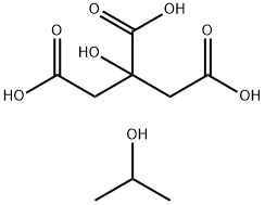 くえん酸イソプロピル (混合物) 化学構造式