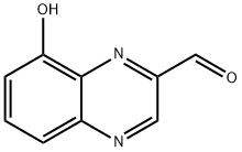 2-Quinoxalinecarboxaldehyde,  8-hydroxy- Structure