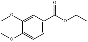 3,4-二甲氧基苯甲酸乙酯, 3943-77-9, 结构式