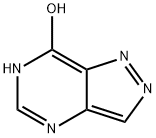 6H-Pyrazolo[4,3-d]pyrimidin-7-ol (9CI) Struktur