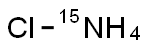 氯化铵-15N, 39466-62-1, 结构式